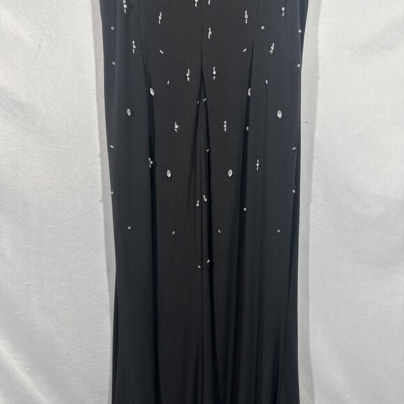 NWT Mac Duggal [ 10 ] 2260 High Neck Sleeveless Beaded Jersey Fitted Gown J1811 - Picture 14 of 15